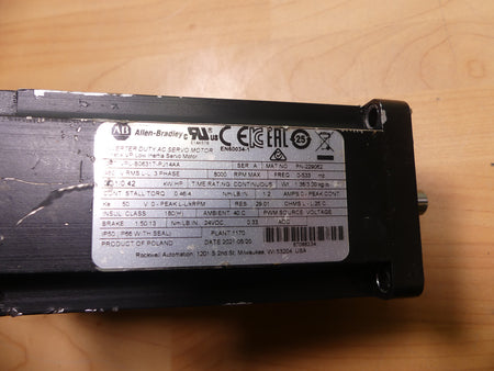 Allen-Bradley CAT VPL-B0631-T-PJ14AA   VPL-B0631-T-PJ14AA