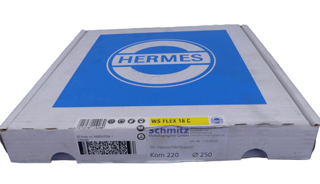Hermes WS Flex 18C SiC Nassschleifpapier rund Körnung 220 D 250