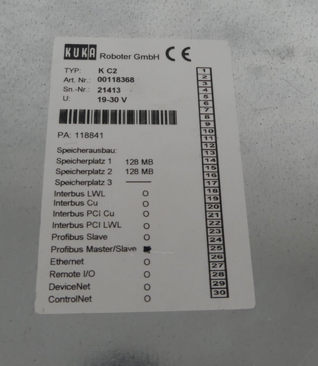 KUKA KC2 COMPUTER 00118368