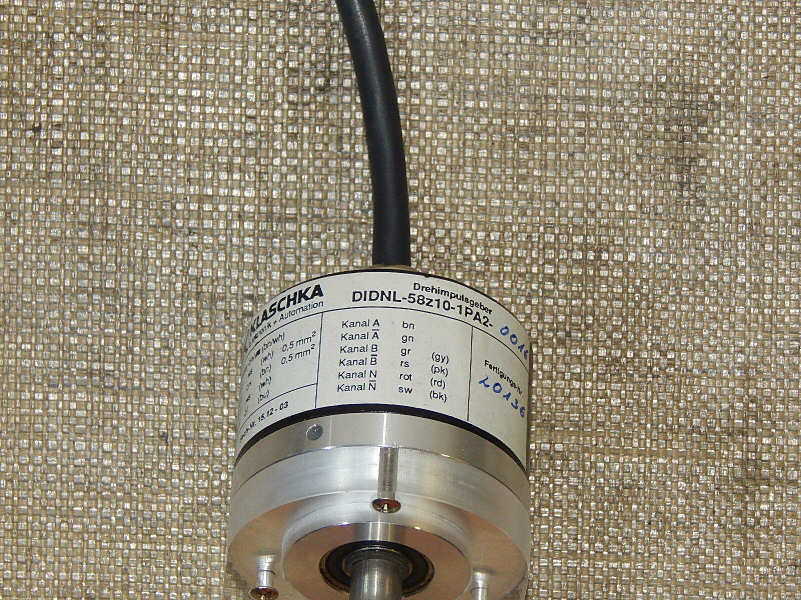  Klaschka DIDNL-58z10-1PA2-0016 Drehimpulsgeber s.Bilder