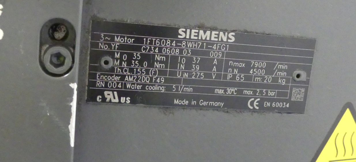 SIEMENS 1FT6084-8WH71-4FG1