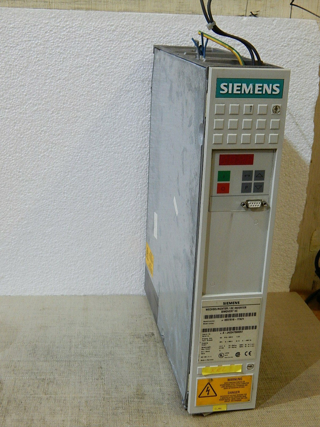 SIEMENS Simovert VC Wechselrichter 6SE7016-1TA21  used  s.Bilder 