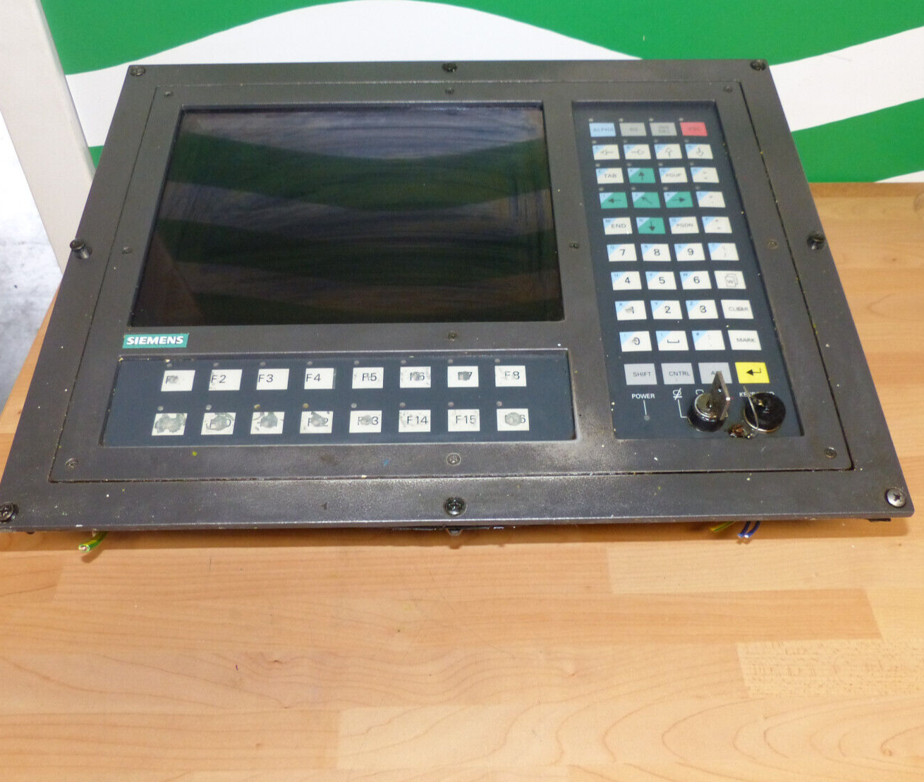 siemens operator panel op30/c 6av3531-0ru31-2aa0 used