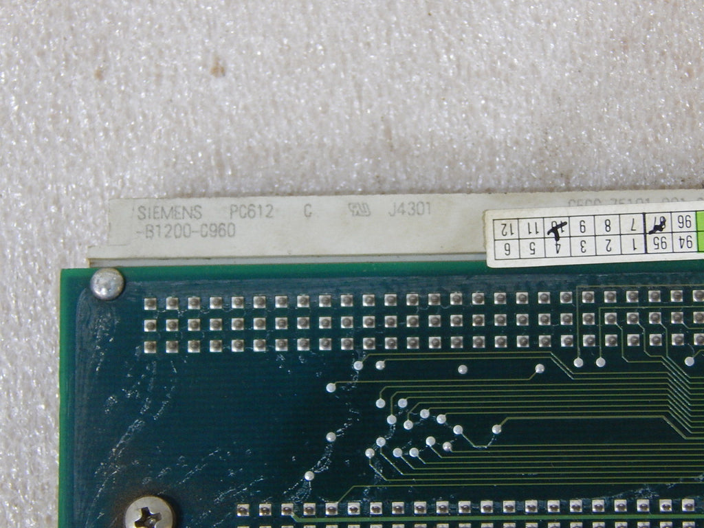 Siemens Simatic Steuerungskarte PC612-B1200-C960 Used