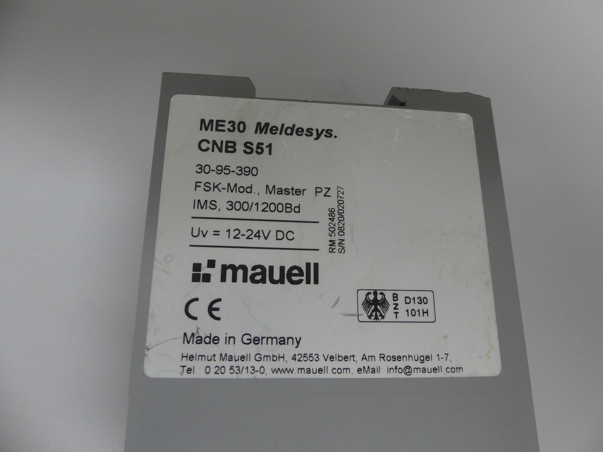 Mauell CNB S51 (30-95-390) ME30  Meldesystem FSK-Mod. Master PZ