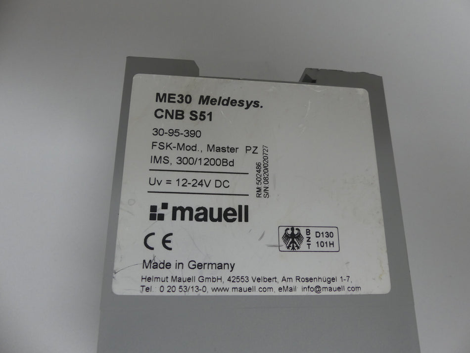 Mauell CNB S51 (30-95-390) ME30  Meldesystem FSK-Mod. Master PZ