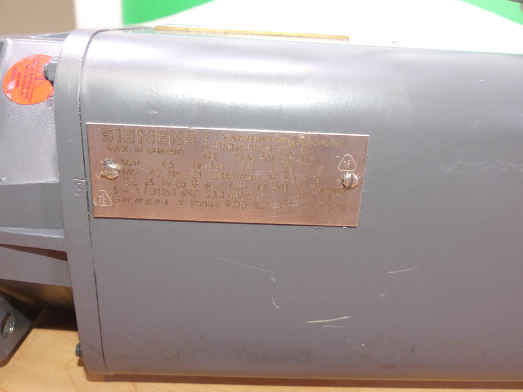Siemens Servomotor 1FT5064-0AC01-2-Z