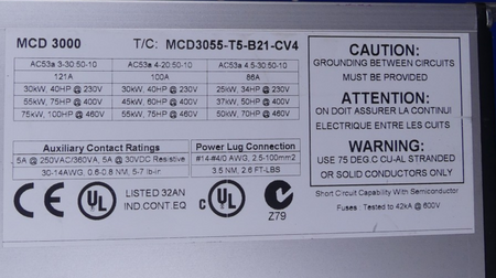 Danfoss  MCD3000 MCD3055-T5-B21-CV4