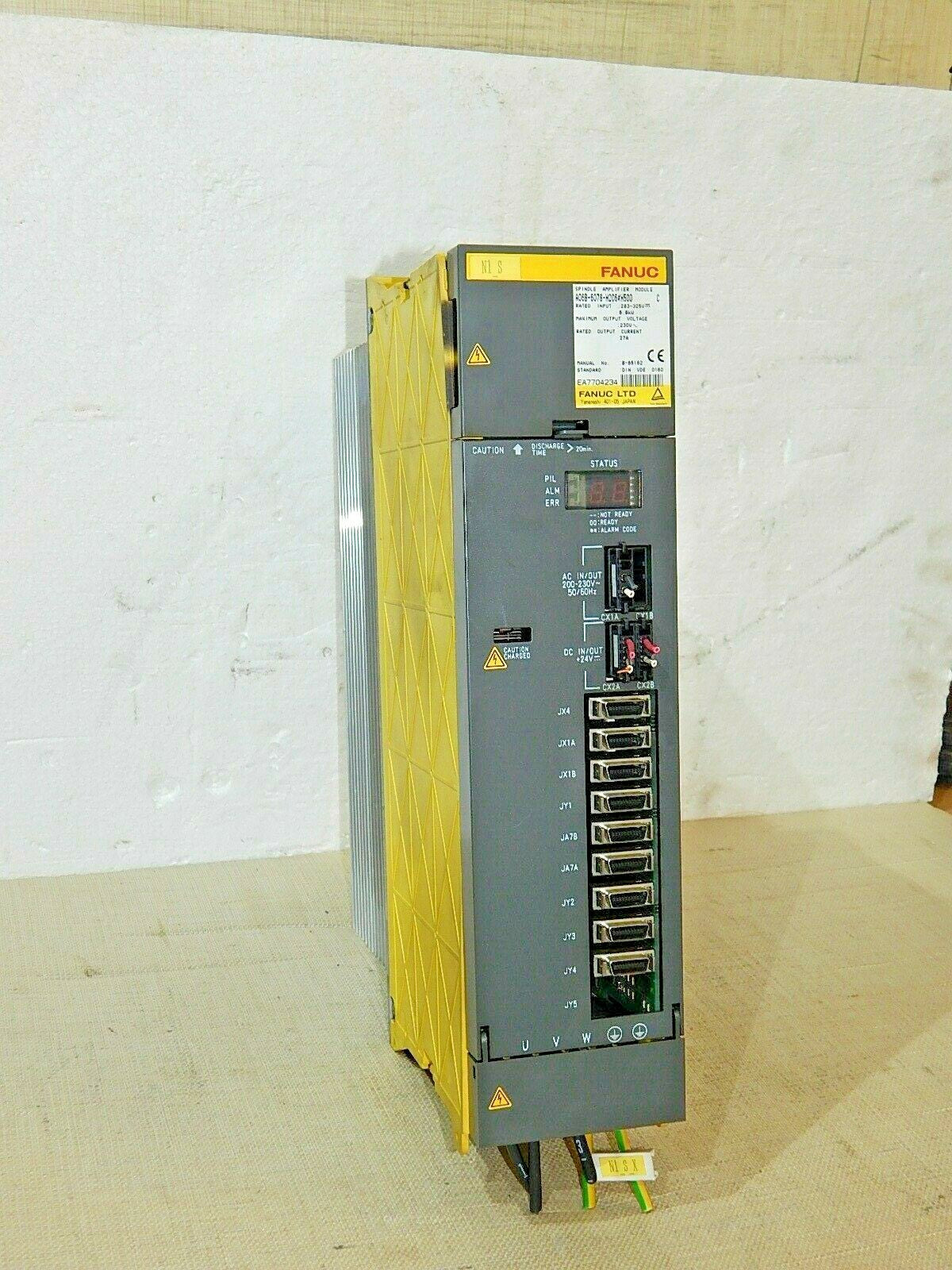 FANUC A06B-6078-H206#H500 Ver. C Spindle Amplifier Module  Used