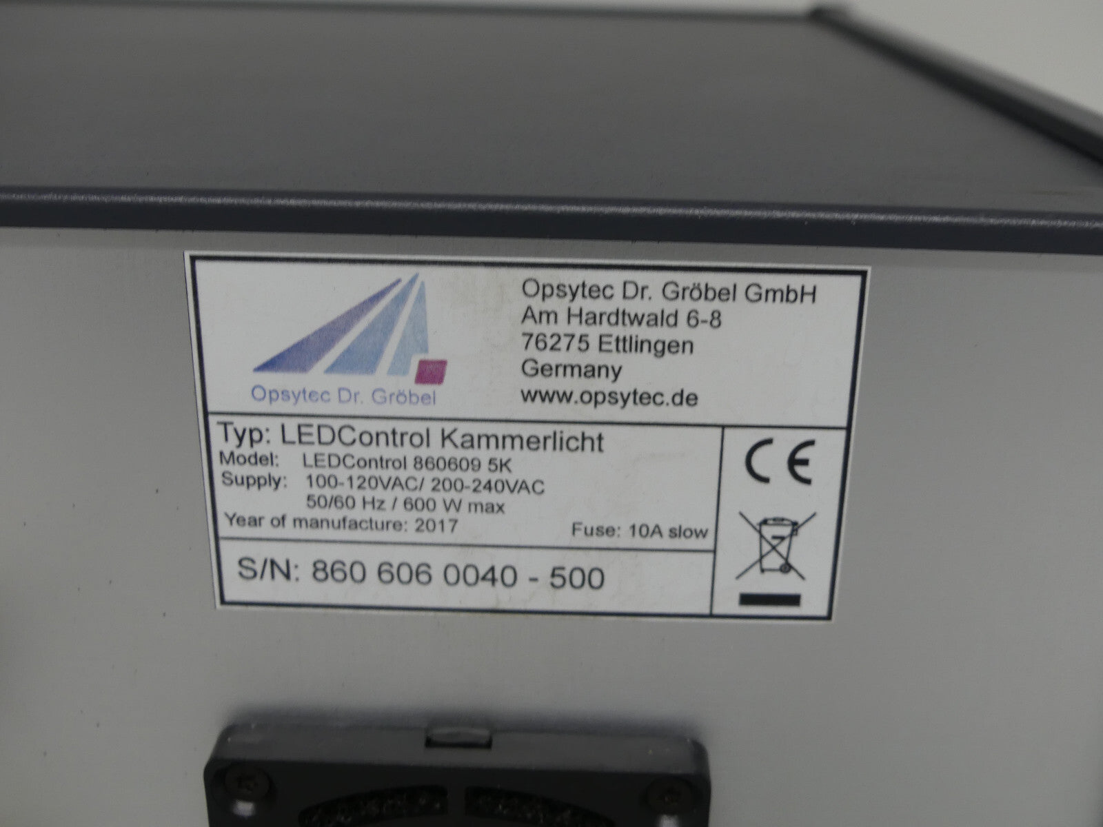 Opsytec Dr.Gröbel LEDControl Kammerlicht LED Control 860609 5K
