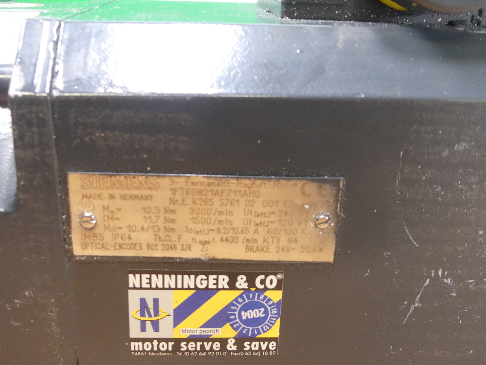 SIEMENS 1FT6082-1AF71-1AH0 1FT60821AF711AH0