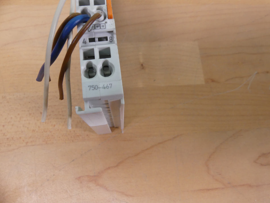 WAGO Analogeingangsklemme 750-467  used