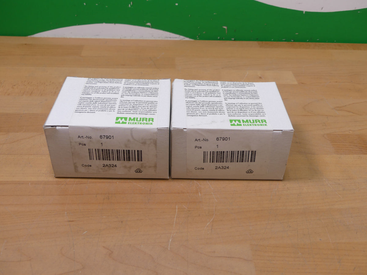 2x Murr Elektronik Steckdose 67901