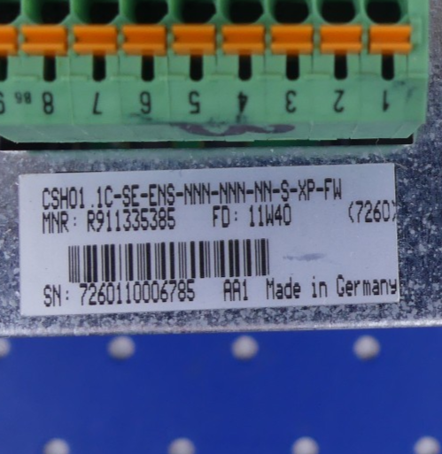Rexroth CSH01.1C-SE-ENS-NNN-NNN-NN-S-XP-FW R911335385