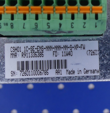 Rexroth CSH01.1C-SE-ENS-NNN-NNN-NN-S-XP-FW R911335385