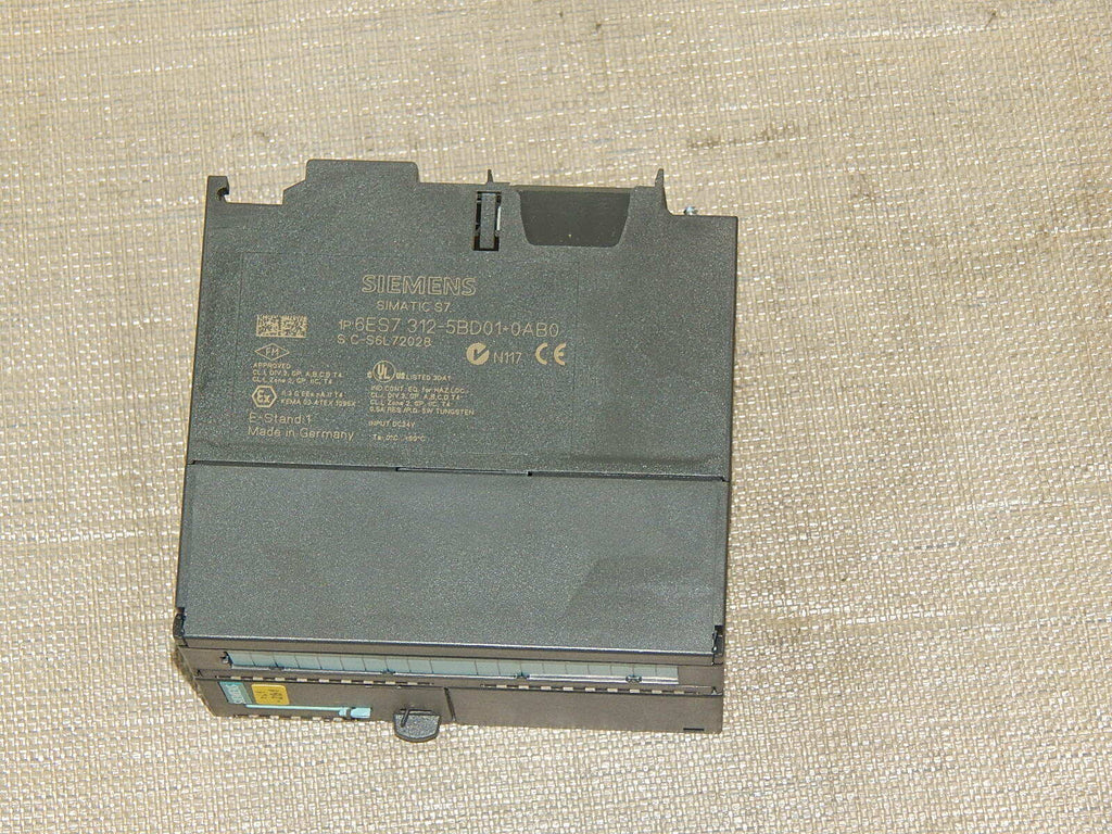  Siemens 6ES7312-5BD01-0AB0 S7 300 CPU312C 6ES7 312-5BD01-0AB0 E-Stand:1 used