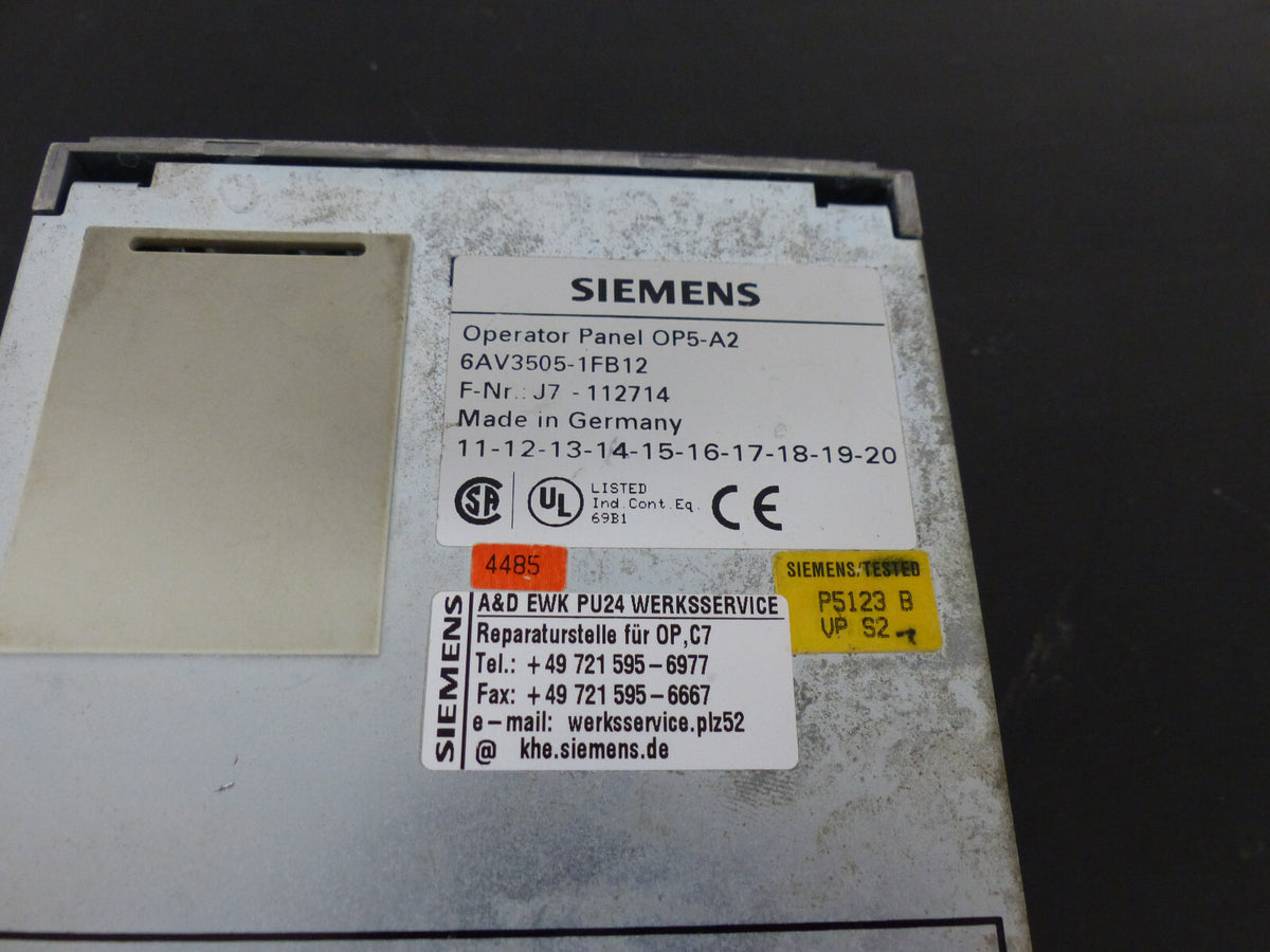 Siemens Coros OP5 6AV3505-1FB12 used s.Bilder