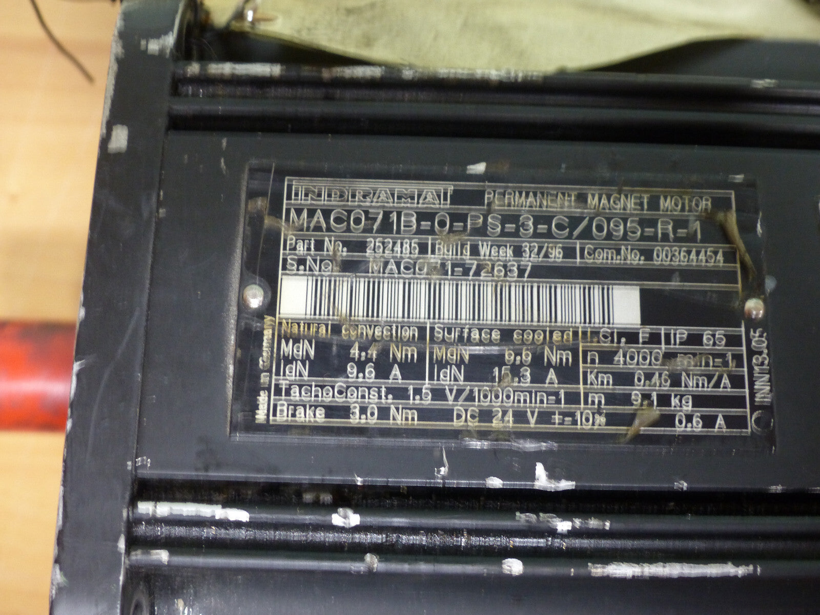 indramat mac071b-0-ps-3-c/095-r-1 used