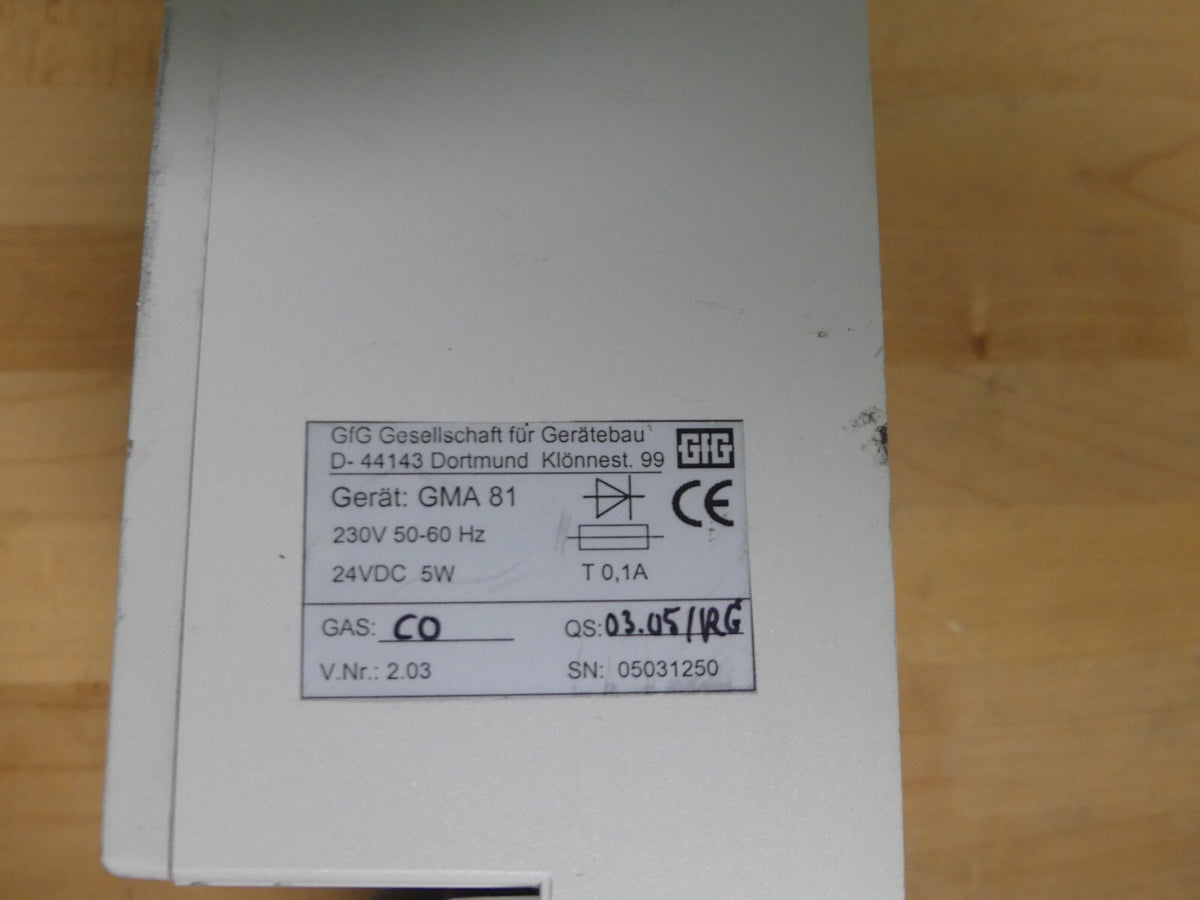 GFG GMA 81 Gasmeldeanlage