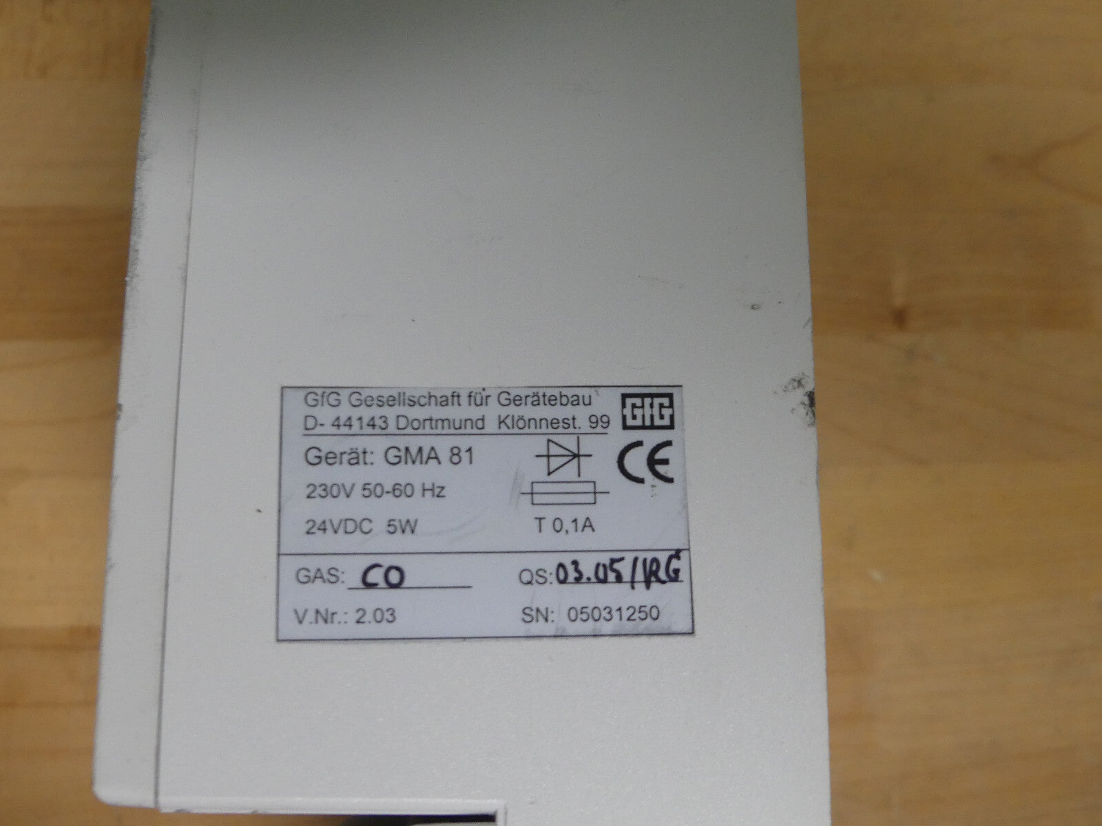 GFG GMA 81 Gasmeldeanlage