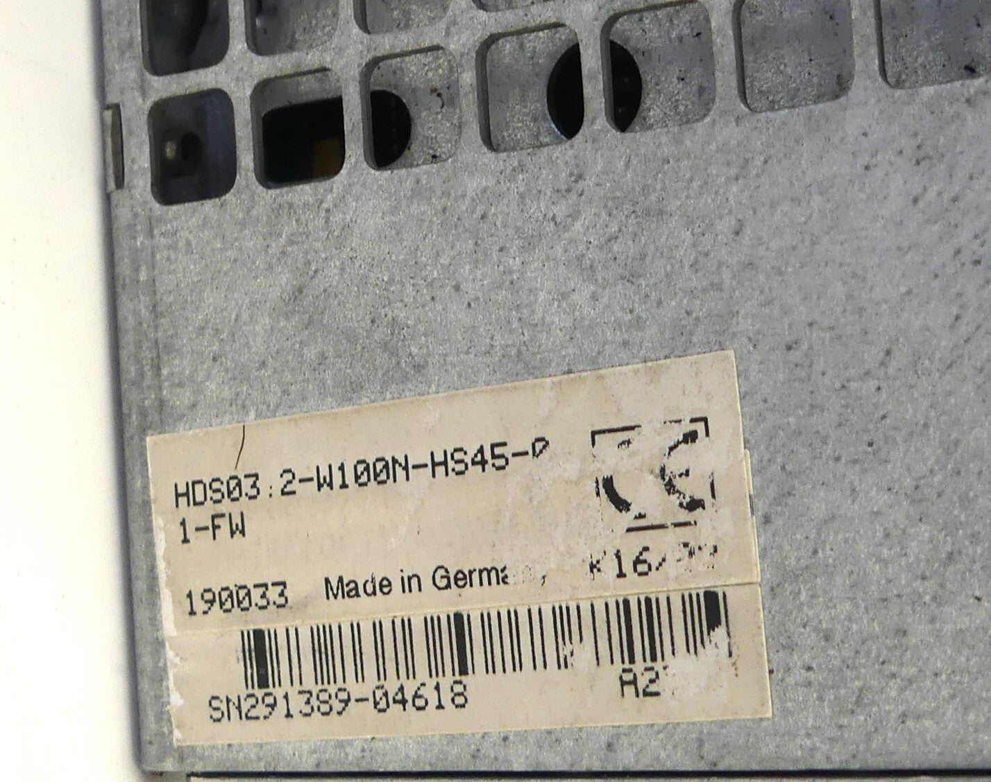 Rexroth HDS03.2-W100N-HS45-01-FW
