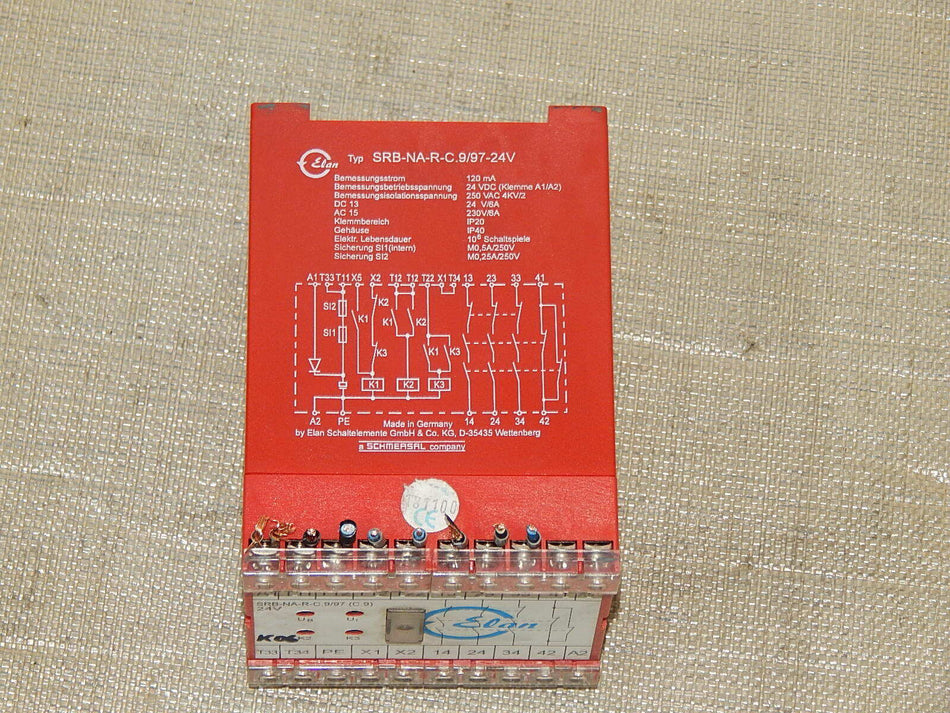 Elan SRB-NA-R-C.9/97-24V  (C.9) Sicherheitsrelais used
