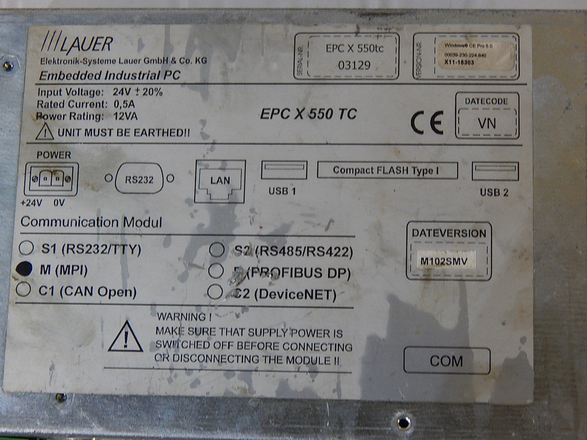 Lauer EPC X 550 TC Leicht gekratz s.Bitte Bilder  Used