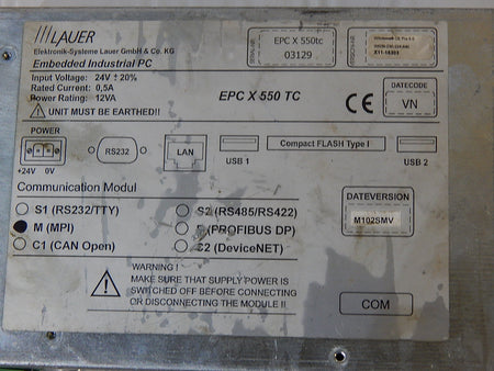 Lauer EPC X 550 TC Leicht gekratz s.Bitte Bilder  Used