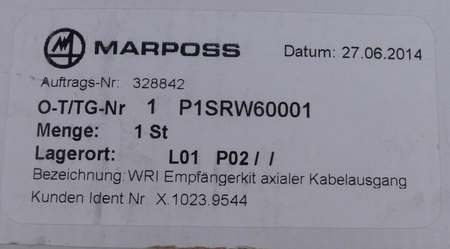 MARPOSS P1SRW60001 MIDA WRI-Funkempfänger Set