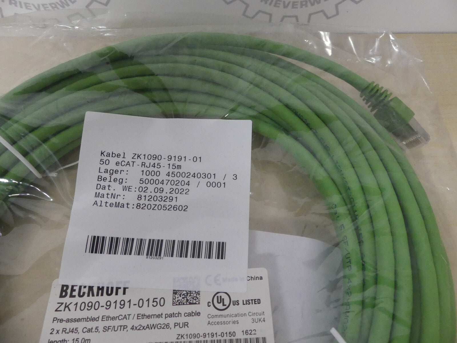 BECKHOFF ZK1090-9191-0150