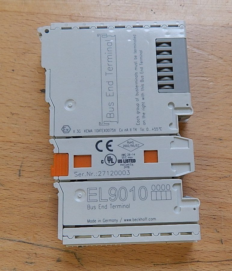 2x BECKHOFF  EL9010 used