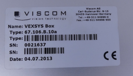 VISCOM 67.106.B.10a Netzteil