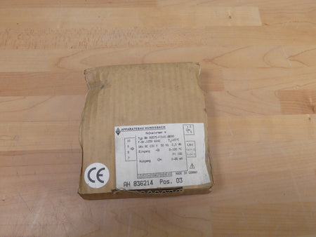 APPARATEBAU HUNDSBACH AH 90575-F3181-B000 Messumformer W