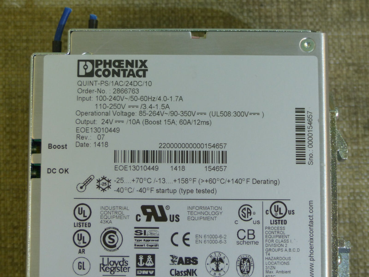 Phoenix contact QUINT-PS/AC/24DC/10