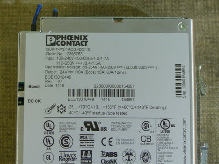 Phoenix contact QUINT-PS/AC/24DC/10