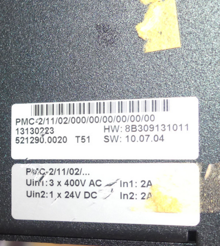 ELAU MM-15 PMC-2/11/02/000/00/00/00/00/00 HW:8B309131011