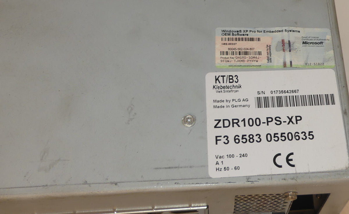 Kontron KT/B3 ZDR100-PS-XP  Klebetechnik