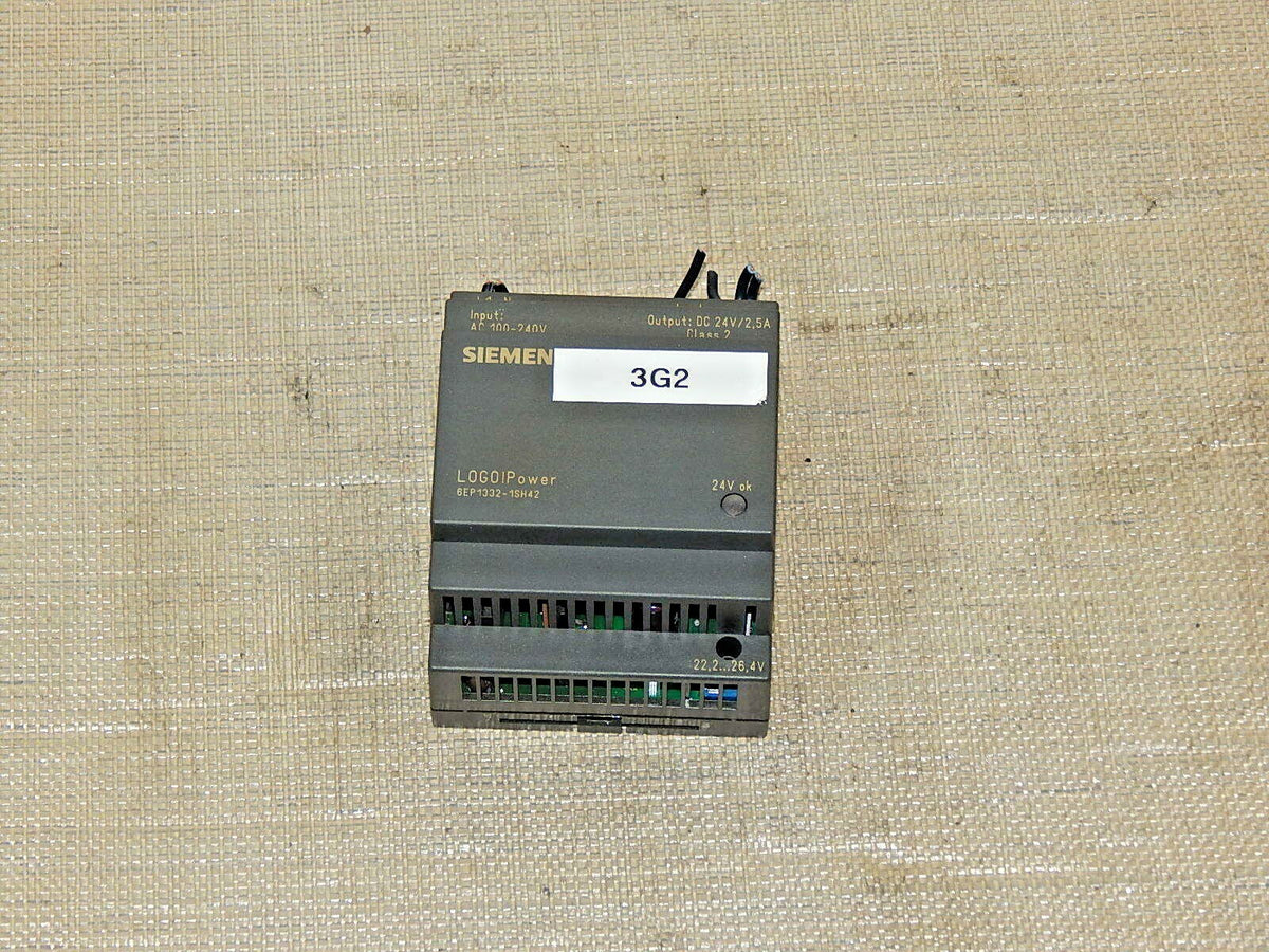  SIEMENS LOGO! 6EP1332-1SH42 // 6EP1 332-1SH42 Vers. 01 used
