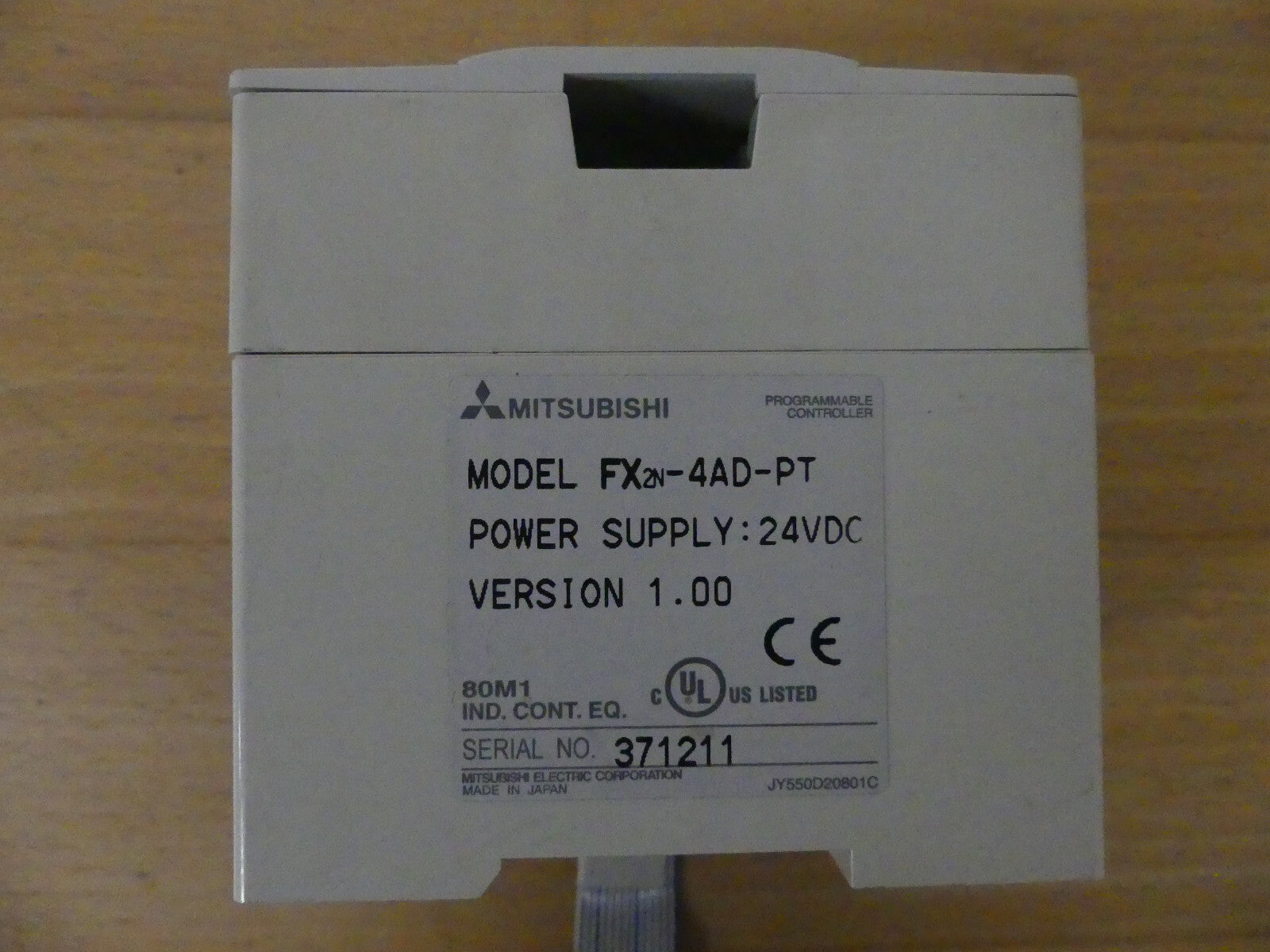MITSUBISHI FX2N-4AD-PT VERSION 1.00