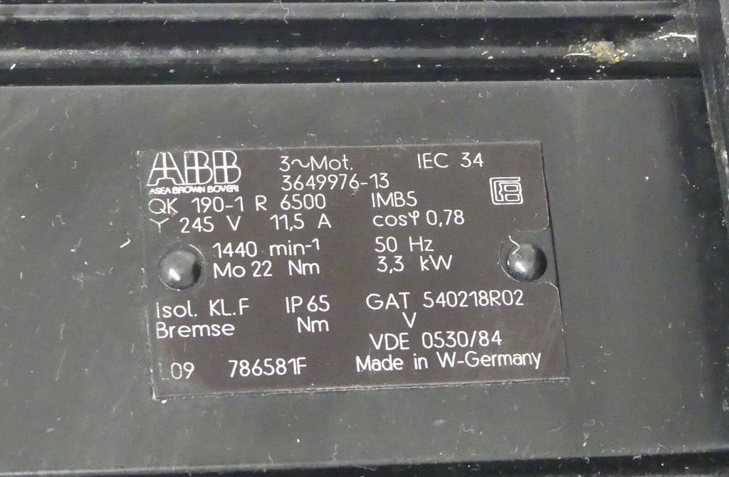 ABB QK 190-1 R 6500 (Ohne deckel)