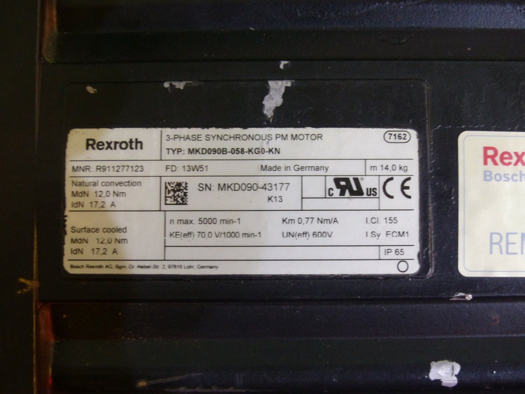 Rexroth MKD090B-058-KG0-KN 
