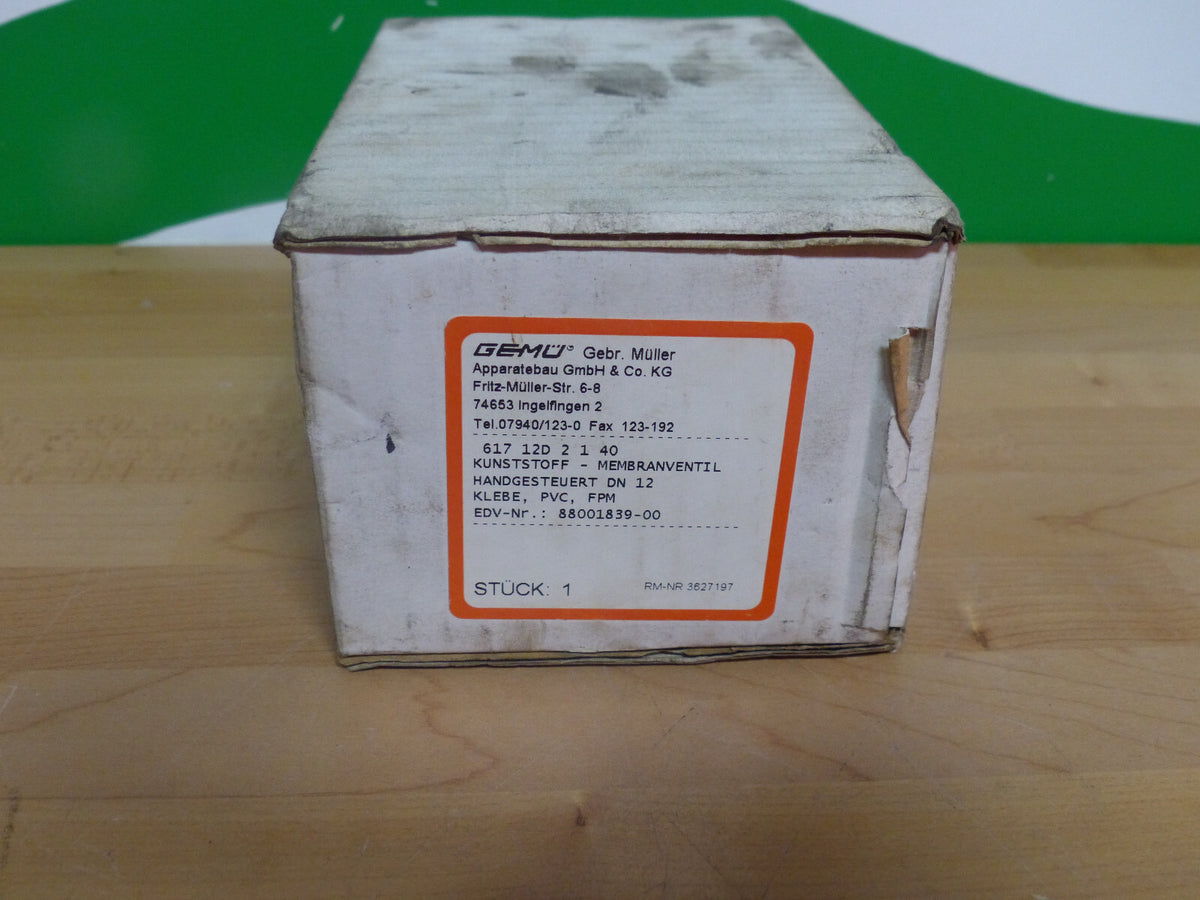 Gemü 617 12d 2 1 40  kunststoff- Membranventil