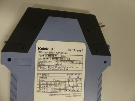 Knick  VariTrans DC-Isolation A 26000 F1