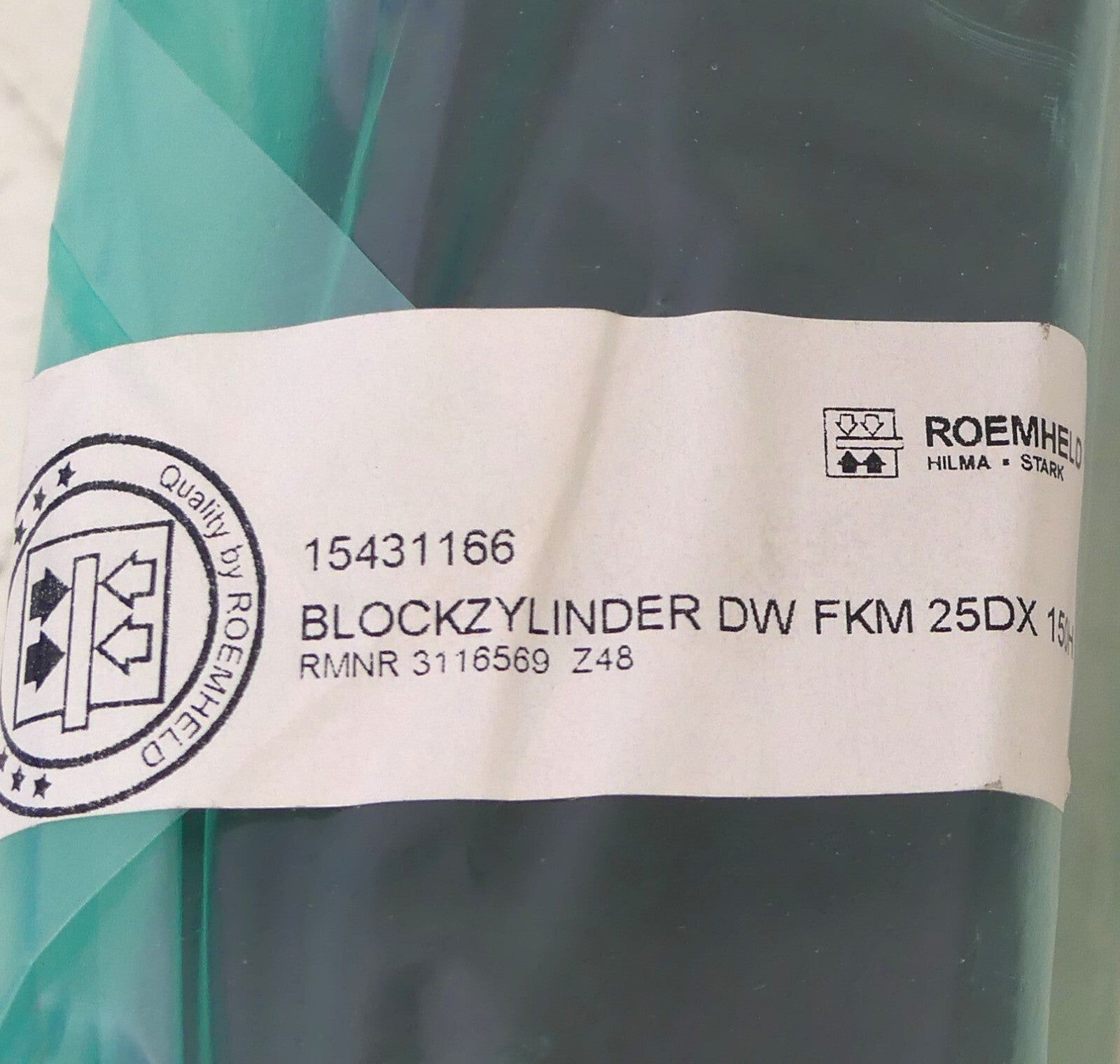 ROEMHELD BLOCKZYLINDER DW FKM 25DX150H 15431166  500 bar