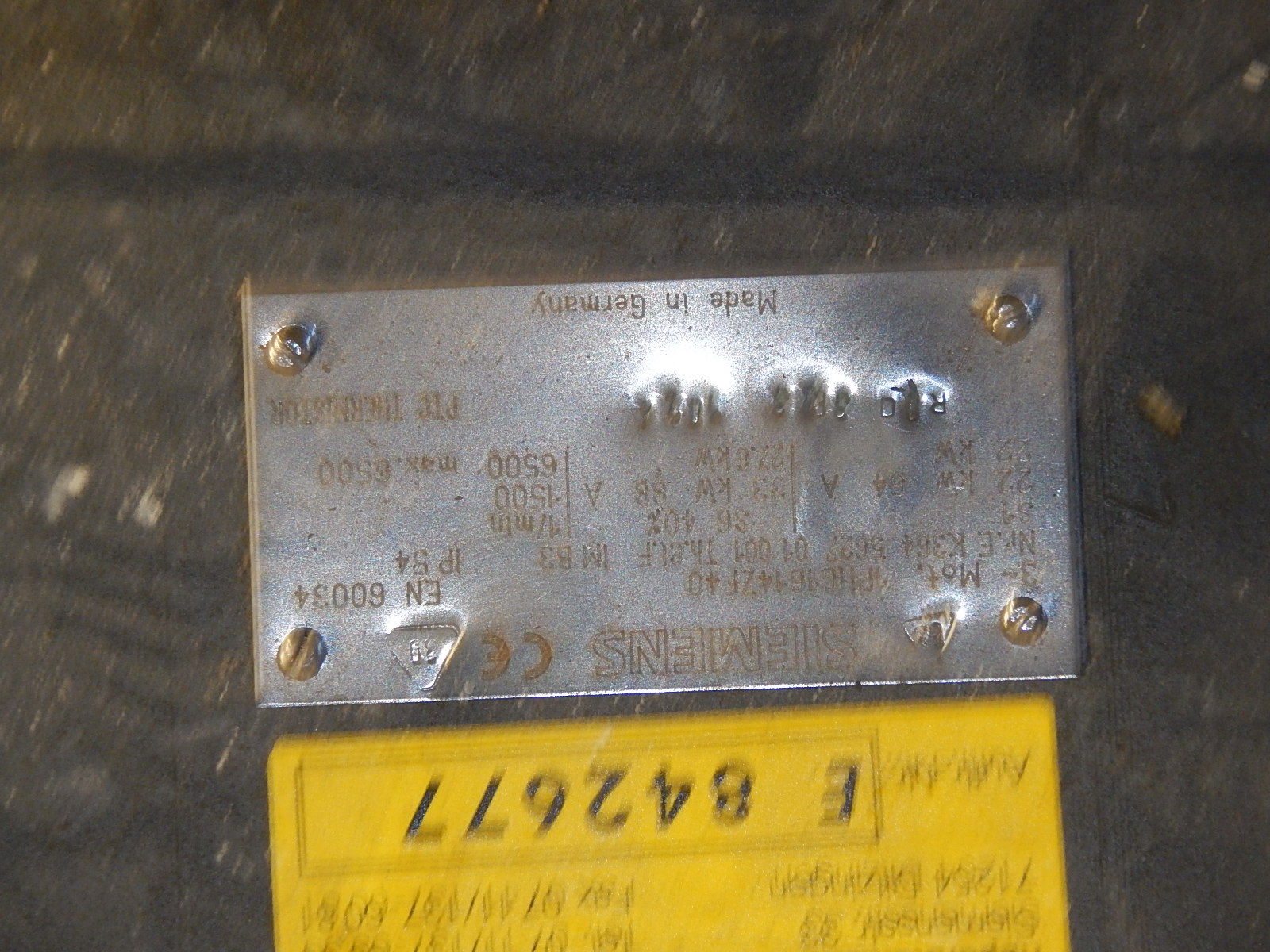 SIEMENS Hauptspindelmotor 3~ Mot    1 PH6161-4ZF40