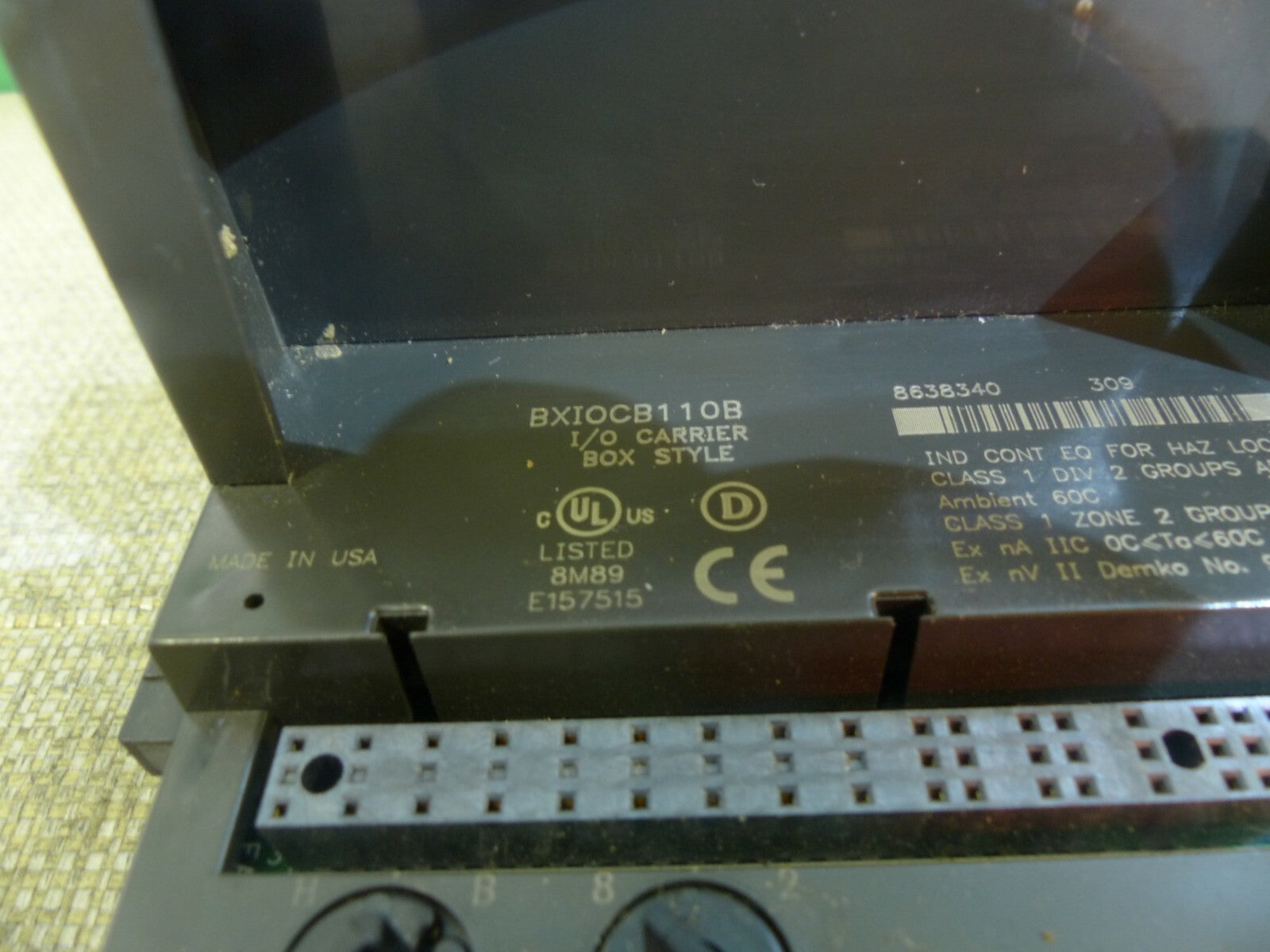  GE Fanuc BXIOCB110B I/O Carrier Box Style