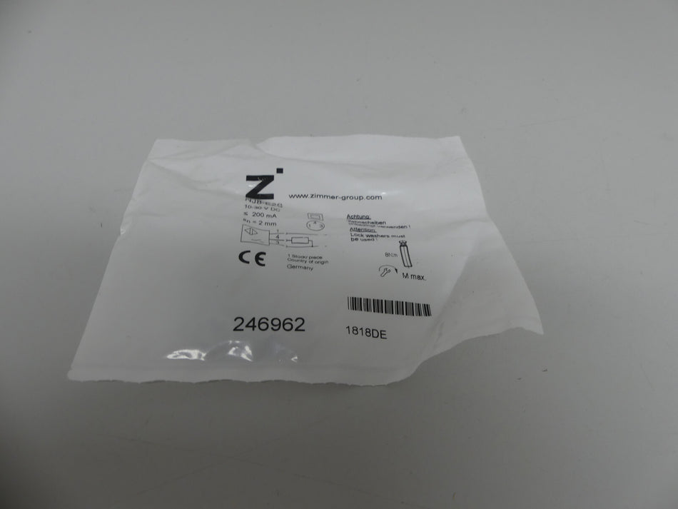 Zimmer Group NJ8-E2S Induktiver Näherungsschalter