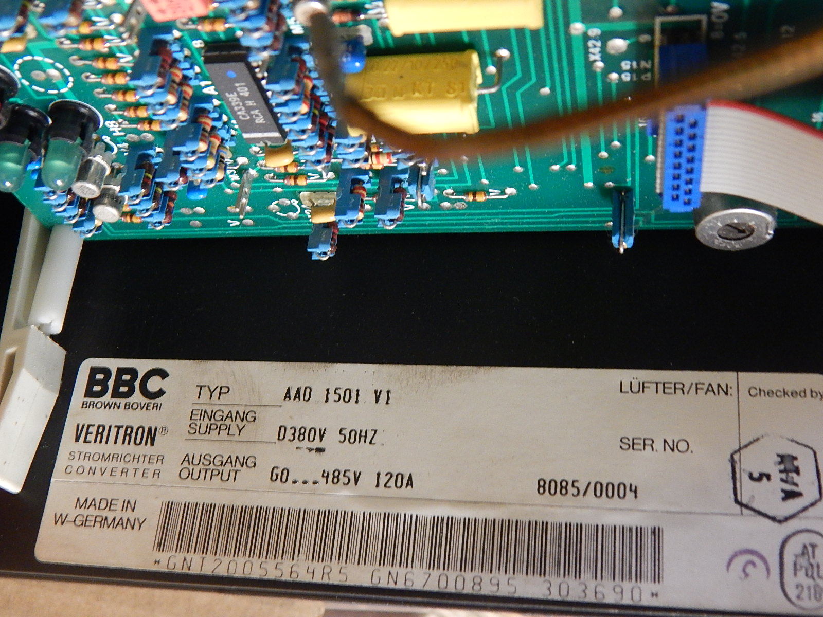 ABB BBC Veritron  stromrichter AAD 1501-V1    S.Bitte Bilder