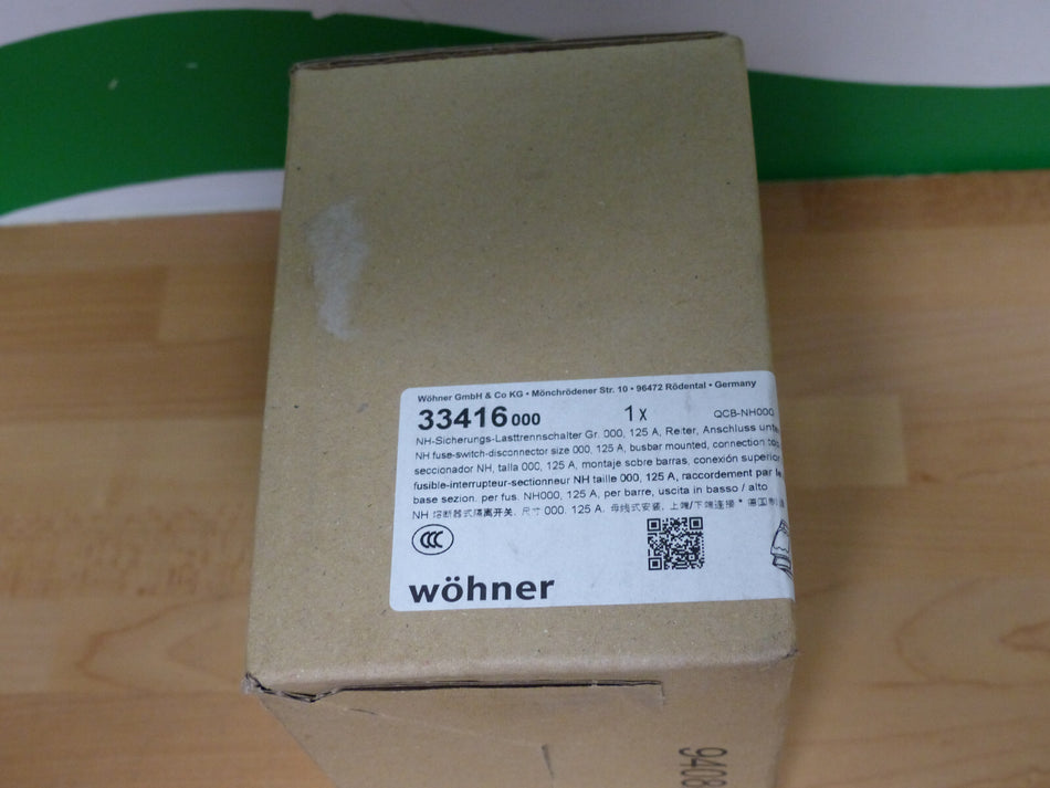 Wöhner Anschlussklemmenplatte 33416000 s.Bilder