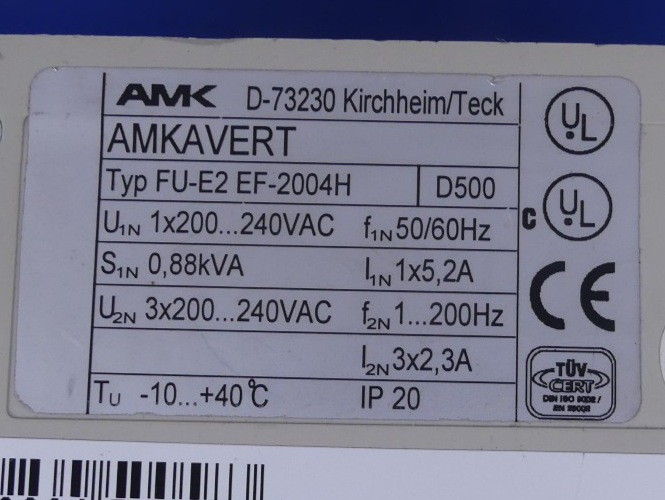 AMK AMKAVERT FU-E2 EF-2004H